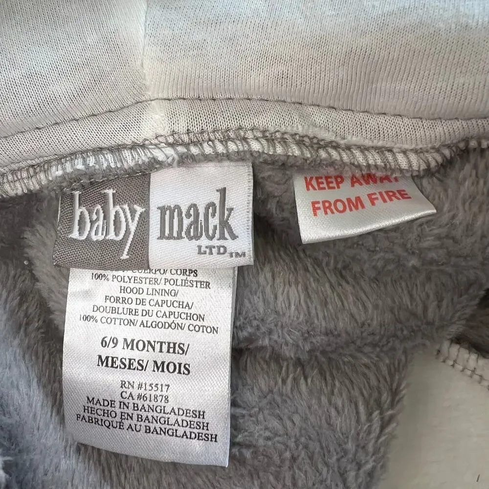 Baby Mack Baby Dog Costume Size 6-9 Months